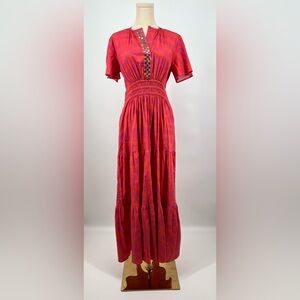 Sheridan French Eloise Tiger Print Maxi Dress | M NWT